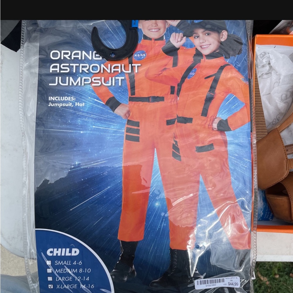 Kids Orange JumpSuit